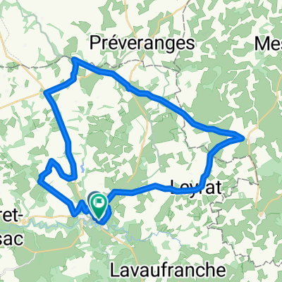 Avenue des Bancs Verts, Boussac à Avenue des Bancs Verts, Boussac