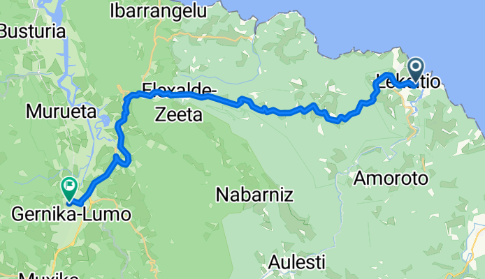 Txatxo Kaia Kaia s/n to Carlos Gangoiti Kalea