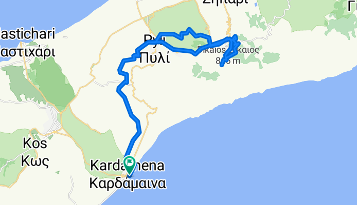 Route to Kardamena