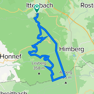 Ittenbach - Stellweg - Himmerich - Schmelzbach - Ittenbach