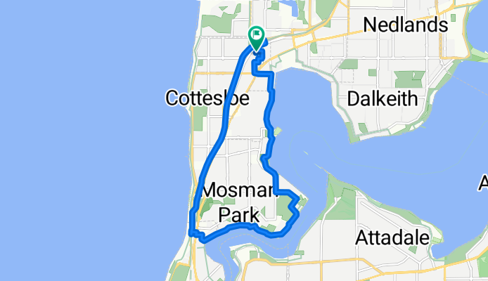 Melville St, Cottesloe to Melville St, Cottesloe