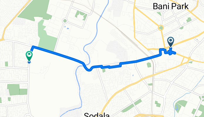 Route in Jaipur
