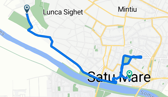 Útvonal innen: Strada Károli Gáspár