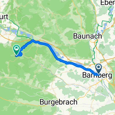 Bamberg ZOB nach Bachstraße