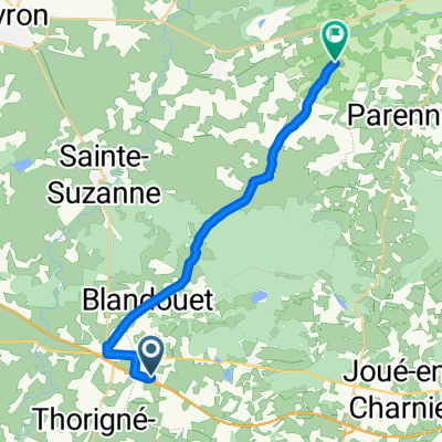 Lieu dit A81 to Champ Chevreuil