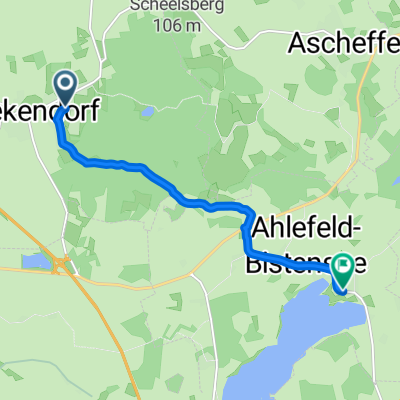 Goldkuhl, Brekendorf nach Dixrader Weg, Ahlefeld-Bistensee