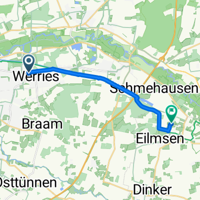 Moritz-Bacharach-Straße, Hamm naar Westholz, Welver