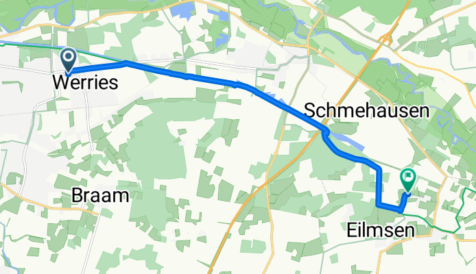 Moritz-Bacharach-Straße, Hamm naar Westholz, Welver