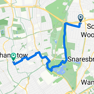 Eaton Court, London to St Mary Road, London