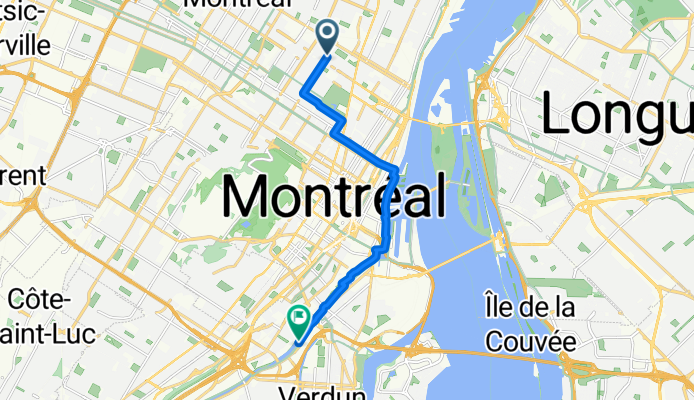 Rue Parthenais to Saint-Patrick Street