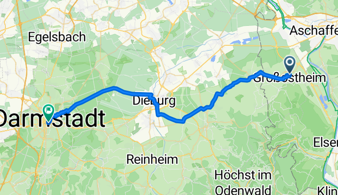 Großostheim - Darmstadt