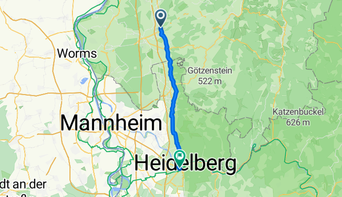 Bensheim - Heidelberg