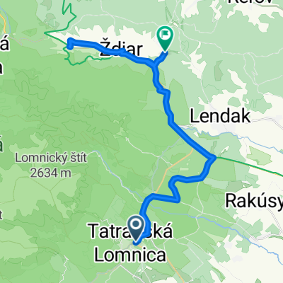 Tátralomnic, Magastátra - Ždiar, Zár