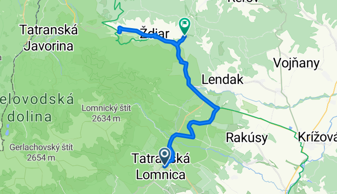 Tátralomnic, Magastátra - Ždiar, Zár