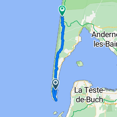 Promenade du Tour du Phare nach Lège-Cap-Ferret