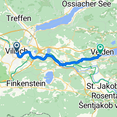 Nikolaigasse, Villach nach Seecorso, Velden am Wörther See