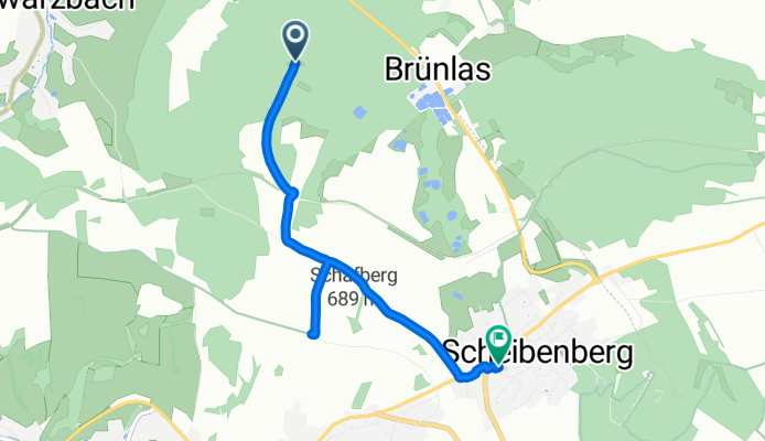 Straße Ohne Straßennamen nach Rudolf-Breitscheid-Straße