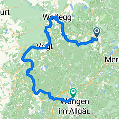 Parkstraße nach Wangen Praßberger