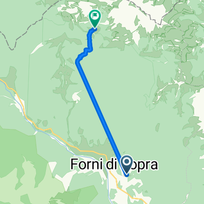 Da Via Tintai a Helipad Rifugio Casera Tartoi