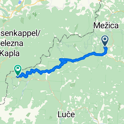 Črna na Koroškem via panoramska cesta nach Solčava