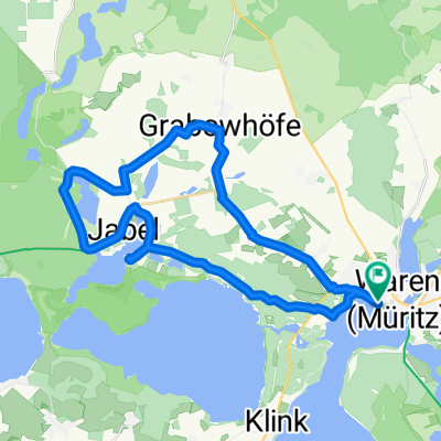 Waren-Jabel-Grabowhöfe-Waren 41,8km
