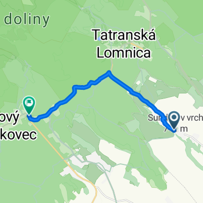 Tatranská, Stara Leśna do Starý Smokovec, Wysokie Tatry