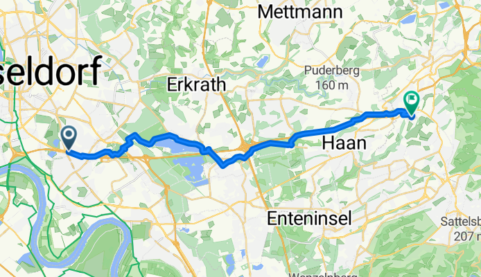 Kölner Landstraße, Düsseldorf nach Neu-Eipaß, Solingen
