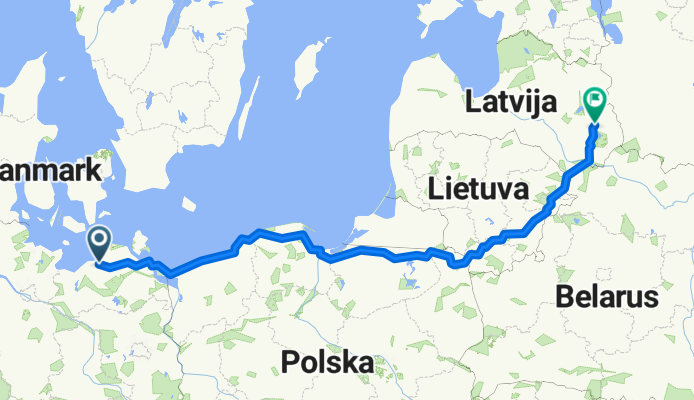 Von Rostock bis Rēzekne