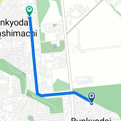 文京台南町, 江別市へ文京台東町, 江別市