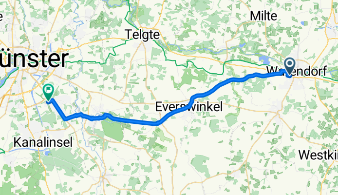 Bahnhofstraße, Warendorf nach Heeremansweg, Münster
