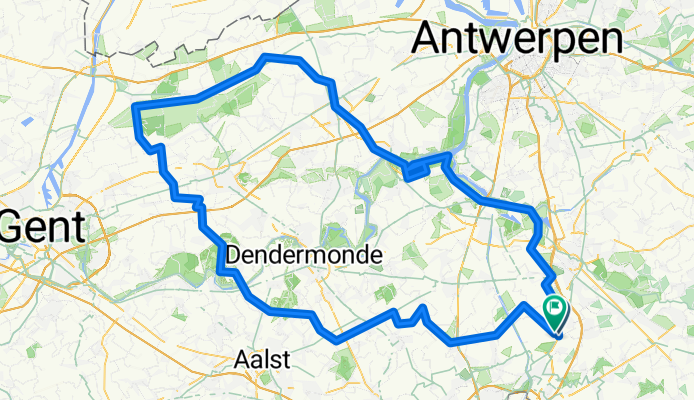 Zemst Fietsen 142km verkorte versie