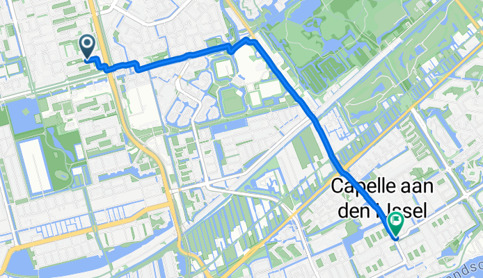 Van Heukelomstraat, Rotterdam naar Reigerlaan, Capelle aan den IJssel