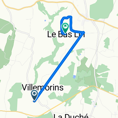 De La ville Gauteur à Le Bas Lin