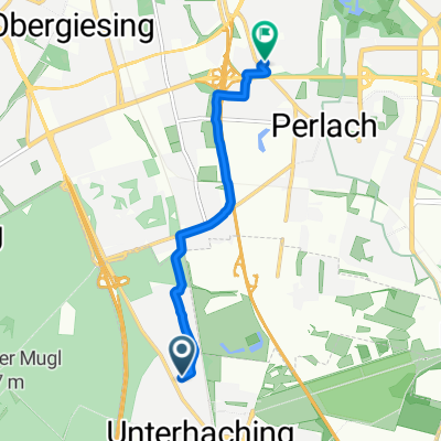 Münchner Straße, Unterhaching nach Adam-Berg-Straße, München