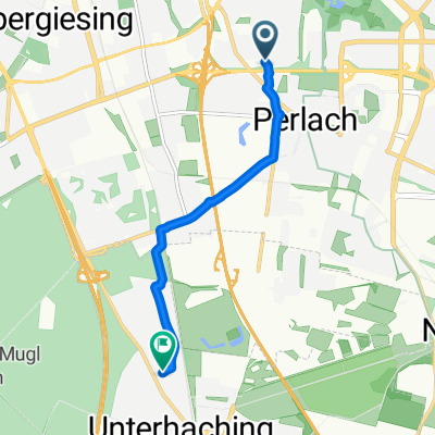 Adam-Berg-Straße, München nach Münchner Straße, Unterhaching