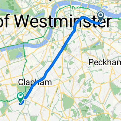 Sweeney Crescent, London to Balham Grove, London