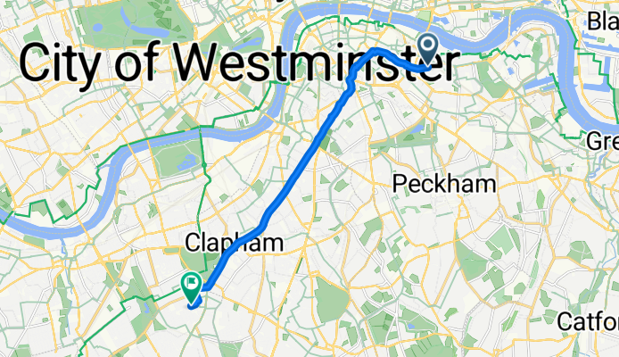 Sweeney Crescent, London to Balham Grove, London