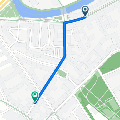 Route von Berlin