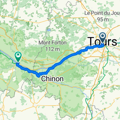 Rue de la Vendée, Tours to Rue de Rouen, Saumur
