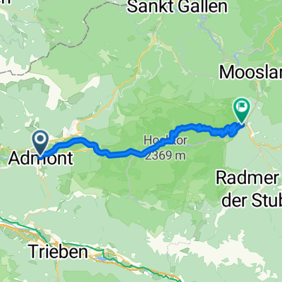 Hauptstraße nach Gesäuse