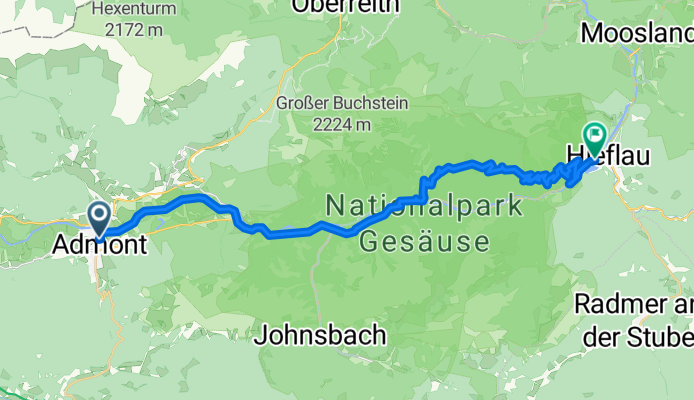 Hauptstraße nach Gesäuse