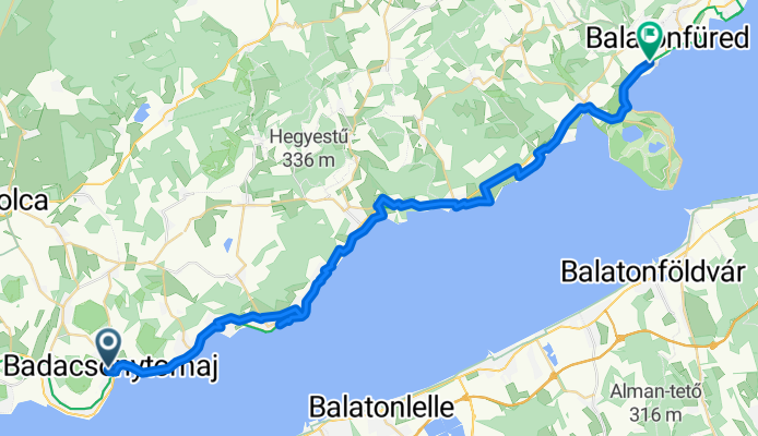 Badacsonytomaj - Balatonfüred