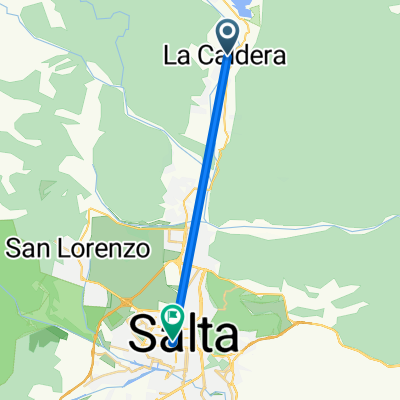 De Av. Gral Guemes y Av. San Martin a Alvarado