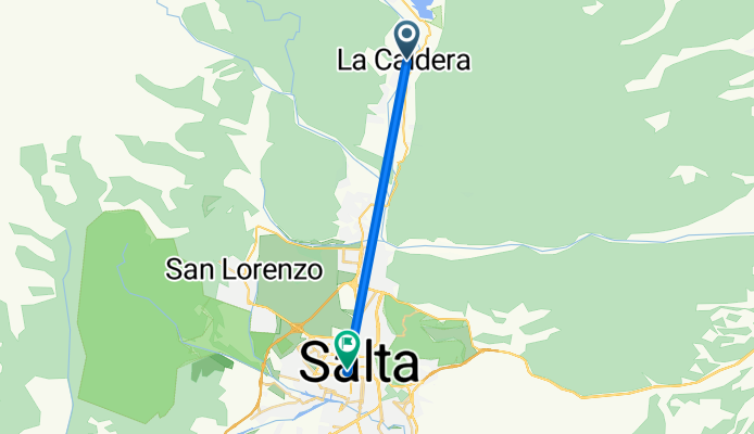 De Av. Gral Guemes y Av. San Martin a Alvarado