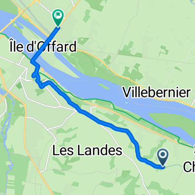 Chemin de la Rouaillière, Saumur to Rue de Rouen, Saumur