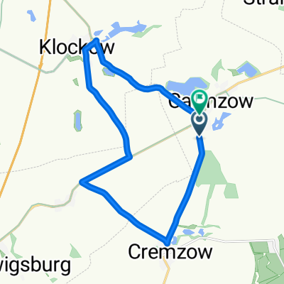 Carmzow, Carmzow-Wallmow nach Carmzow, Carmzow-Wallmow