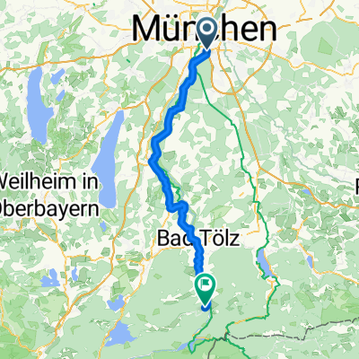 Tegernseer Landstraße, München nach Leger, Lenggries