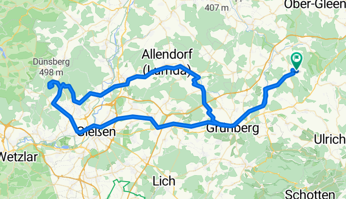 Fahrradtour nach Dünsberg