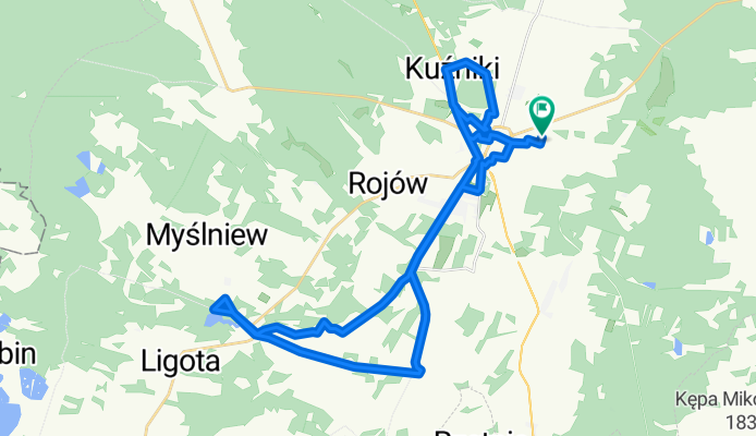 Podmiejska, Ostrzeszów do Podmiejska, Ostrzeszów