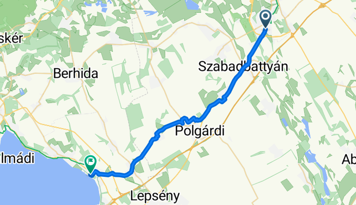 Balatoni út, Székesfehérvár - Kisfaludy sétány, Balatonakarattya